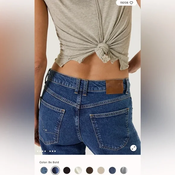 We The Free Risk Taker Mid-Rise Jeans - 31 LONG - Picture 4 of 8